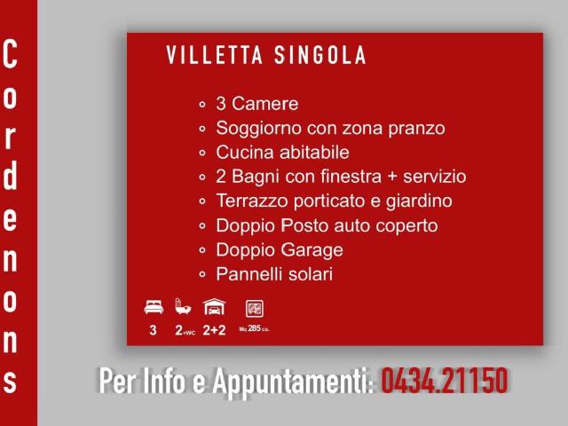 Villa Indipendente in vendita a Romans, Cordenons