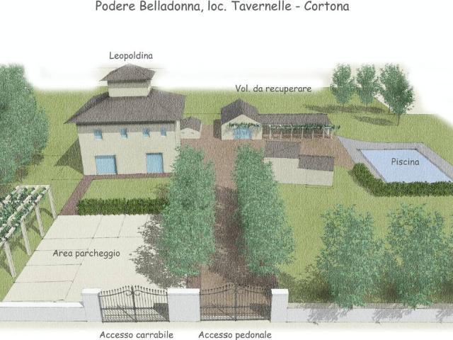 Villa Indipendente in vendita a Tavarnelle-Sant'Eusebio, Cortona