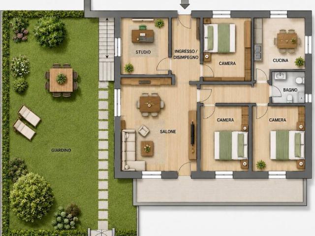 Villa Indipendente in vendita a Medio Levante, Serra Riccò