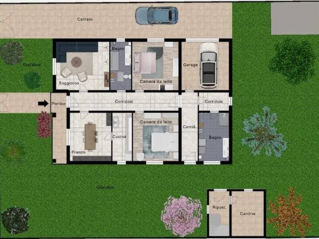 Villa Indipendente in vendita a Guidizzolo, Lombardia