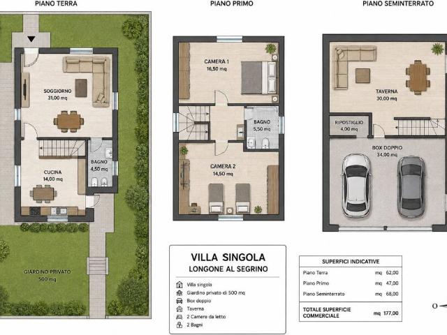 Villa Indipendente in vendita a Longone al Segrino, Como