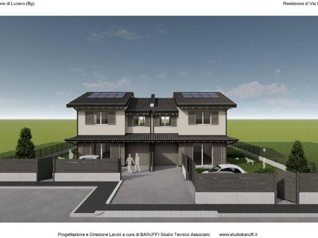 Villa Indipendente in vendita a Lurano, Bergamo