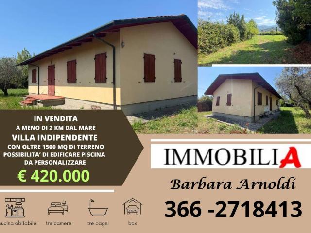 Villa Indipendente in vendita a Poveromo, Marina Di Massa