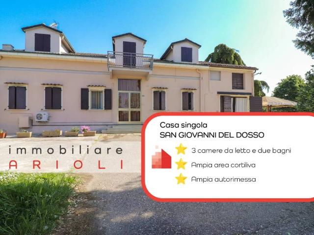Villa Indipendente in vendita a Unione dei comuni Isola Mantovana, San Giovanni Del Dosso