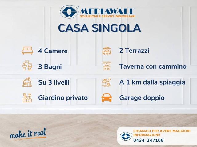 Villa Indipendente in vendita a Lido dei Pini, San Michele Al Tagliamento