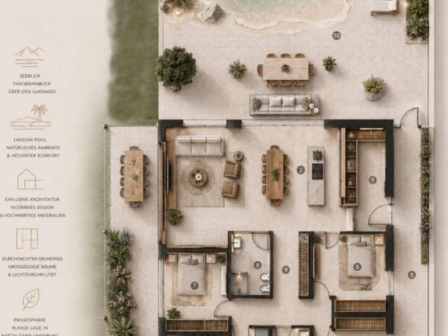 Villa Indipendente in vendita a Comunità Montana Parco Alto Garda bresciano, Toscolano Maderno