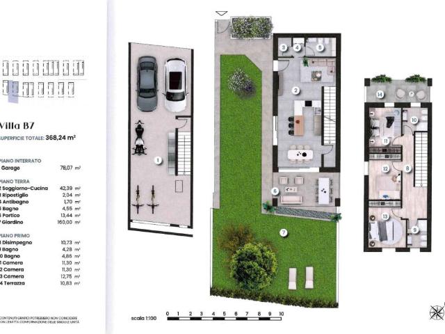 Villa Indipendente in vendita a Verdellino, Lombardia