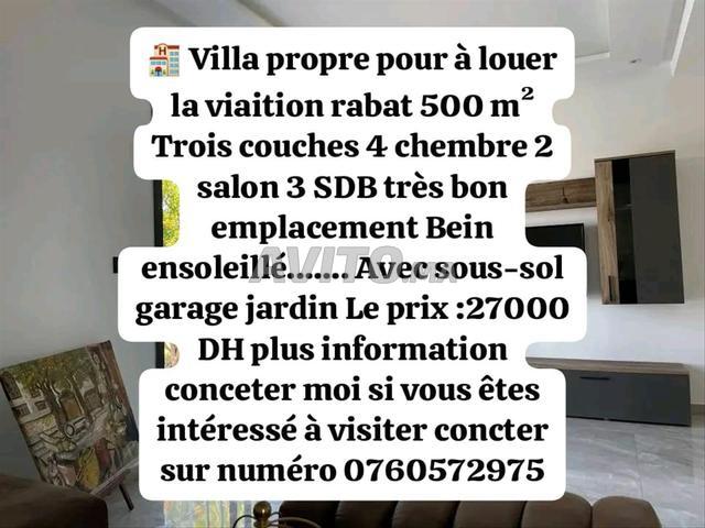 Propriété location à Rbat