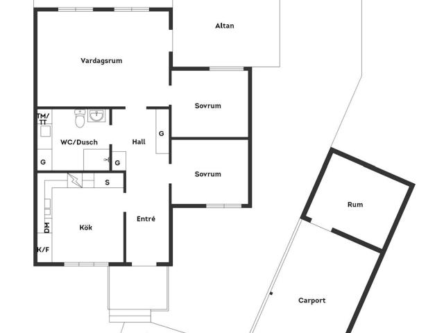 Villa till salu i Åkre, Brunflo