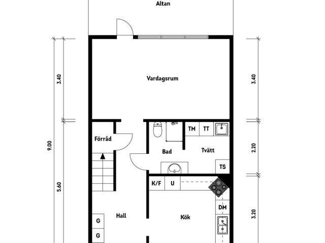 Villa till salu i Frillesås, Halland