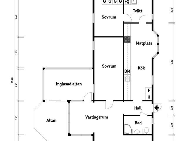 Villa till salu i Halland