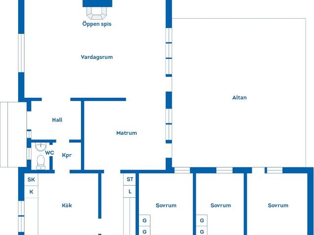 Villa till salu i Överum, Kalmar