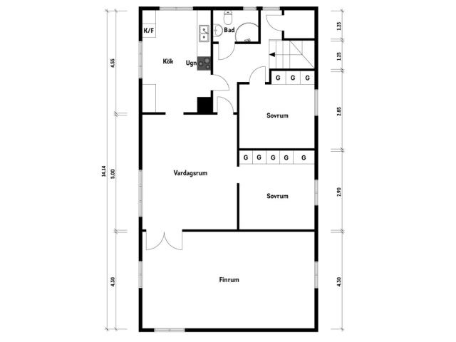 Villa till salu i Skånes-Fagerhult, Skåne