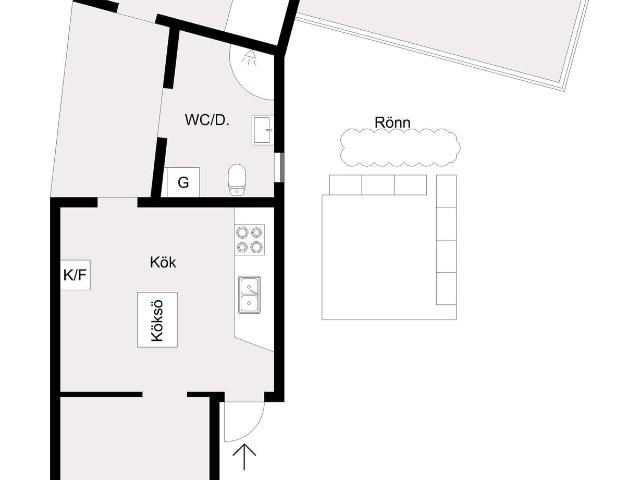 Villa till salu i Åkertjärnen, Norrmjöle