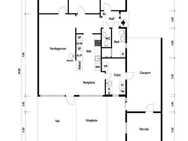 Villa till salu i Vallda, Halland