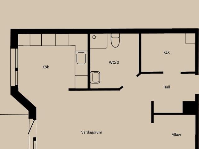 Lägenhet hyra i Östermalm, Botkyrka