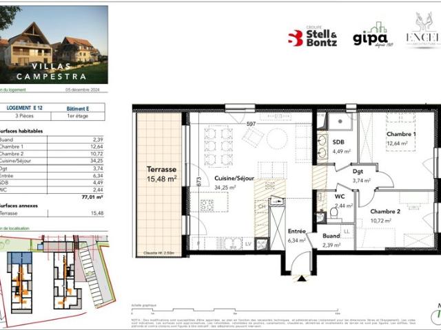 Appartement vente à Strasbourg, Breuschwickersheim