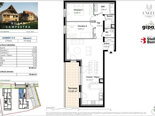 Appartement vente à Strasbourg, Breuschwickersheim