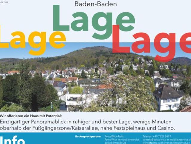 Haus kaufen in Baden-Baden, Baden-Württemberg