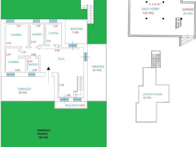 Villa Schiera in vendita a Casolare Alto, Aprilia