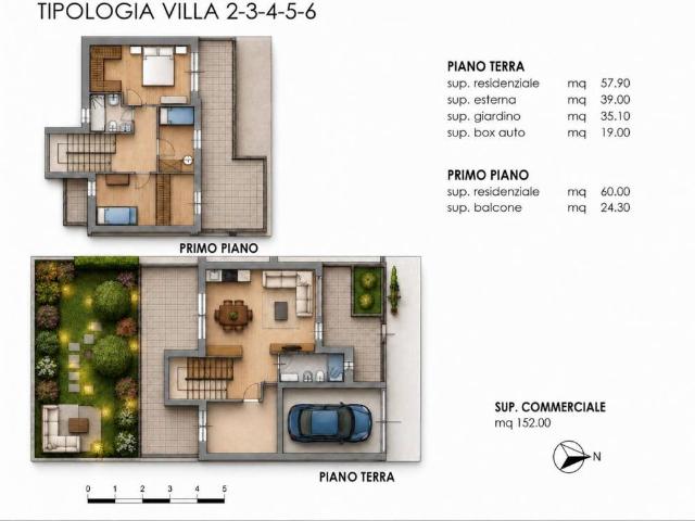 Villa Schiera in vendita a Municipio 1, Puglia