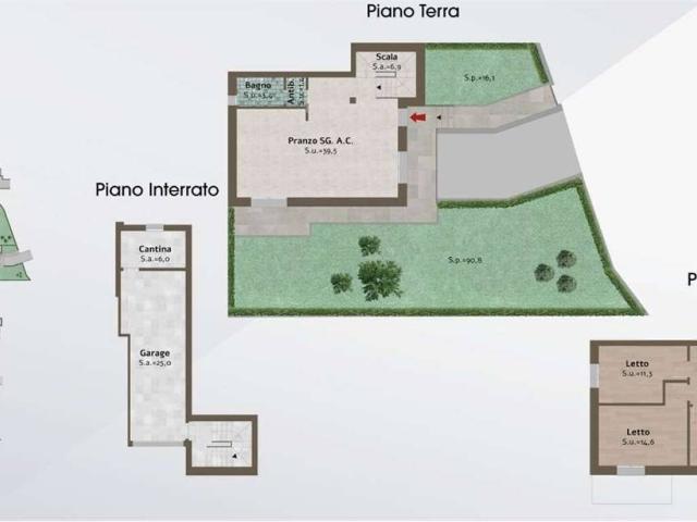 Villa Schiera in vendita a Tresinaro - Secchia, Re