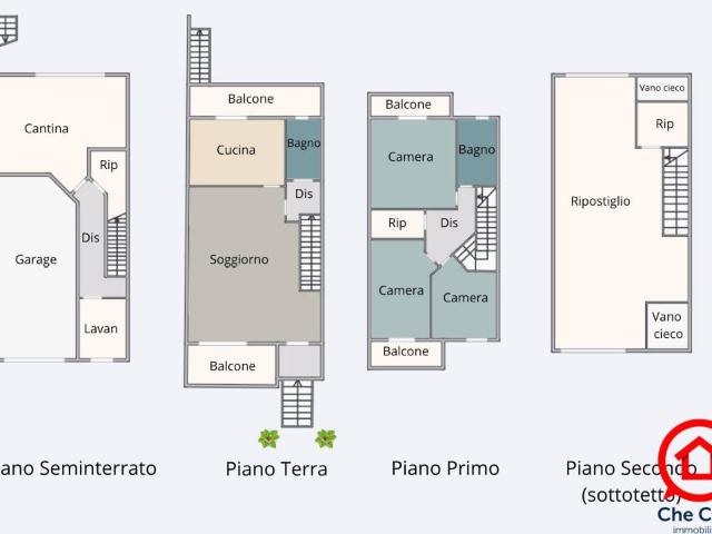 Villa Schiera in vendita a Unione dei comuni Valle del Savio, Cesenà
