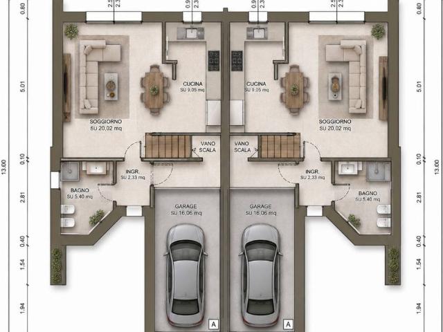 Villa Schiera in vendita a Unione Comuni Modenesi Area Nord, Medolla
