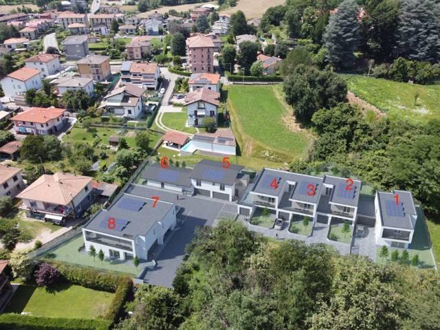 Villa Schiera in vendita a Cascina Arcissa, Montano Lucino