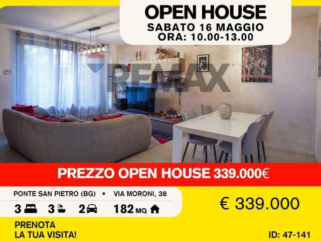 Villa Schiera in vendita a Locate Bergamasco, Ponte San Pietro