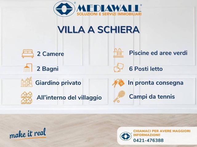 Villa Schiera in vendita a Bibione Spiaggia, San Michele Al Tagliamento