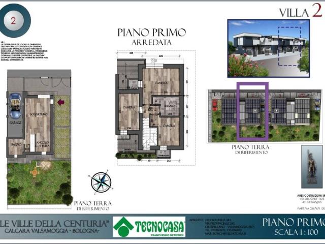 Villa Schiera in vendita a Unione dei comuni Valli del Reno, Lavino e Samoggia, Calcara