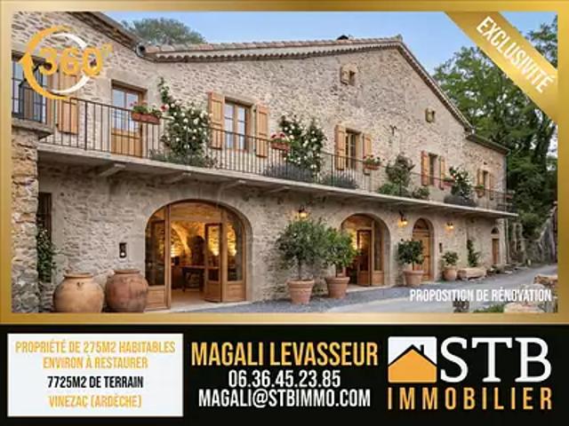 Maison vente à Vinezac, Ardèche