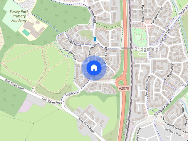 House for rent in Cheeseman's Green, Bridgefield
