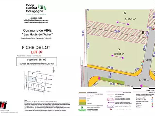 Terrain vente à Le Pichet, Viré