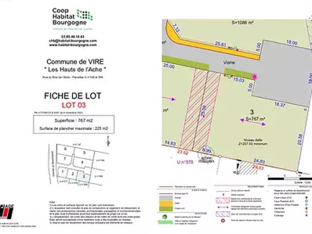 Terrain vente à Le Pichet, Viré