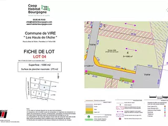 Terrain vente à Mâcon, Viré