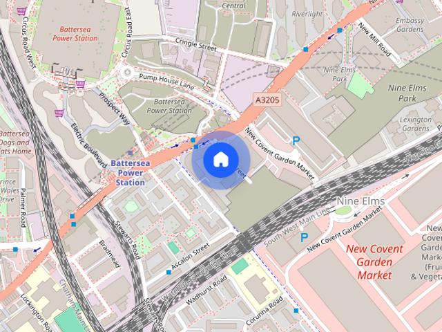 Apartment for rent in Nine Elms, Greater London