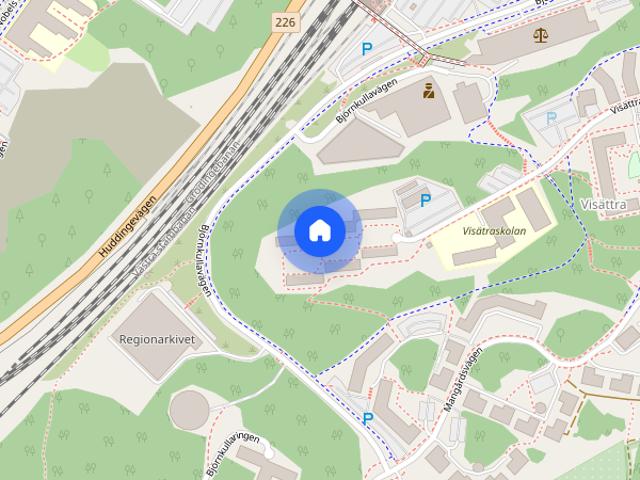 Rum hyra i Visättra, Huddinge