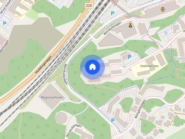 Rum hyra i Visättra, Huddinge