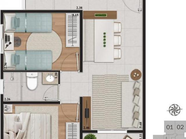 Apartamento venda em Região Imediata de São Paulo, Região Metropolitana de São Paulo