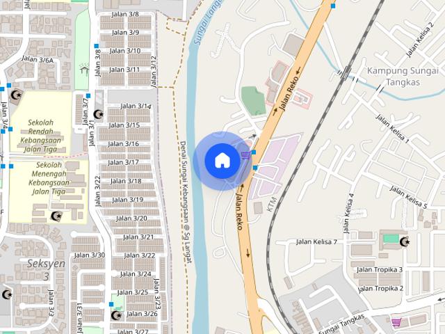 Apartment for rent in Kampung Sungai Tangkas, Majlis Perbandaran Kajang
