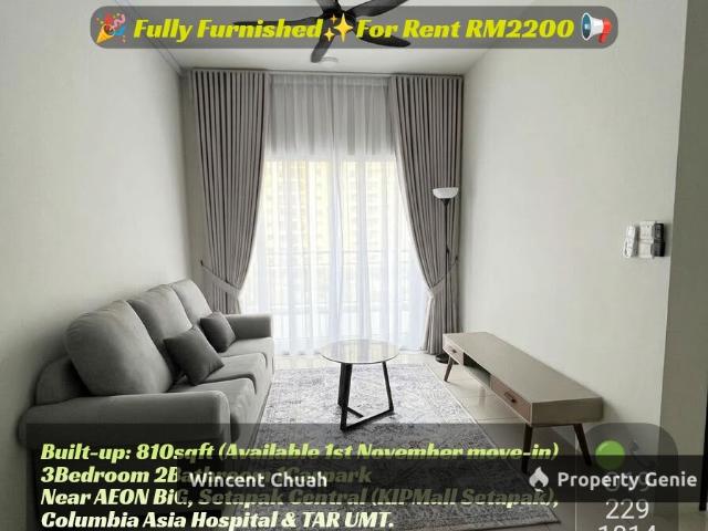 Condominium for rent in Kampung Desa Makmur, Majlis Perbandaran Selayang