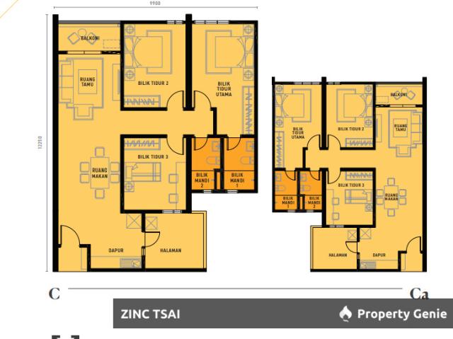 Condominium for rent in Taman Pelangi, Kampung Padang Balang