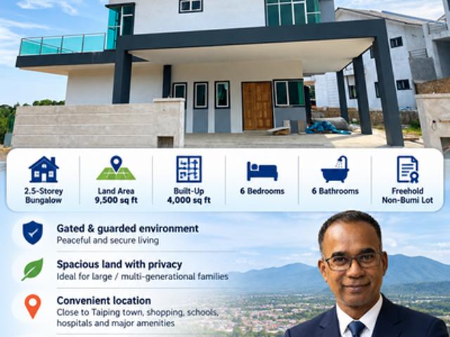 House for sale in Taiping Vista Hill, Taiping