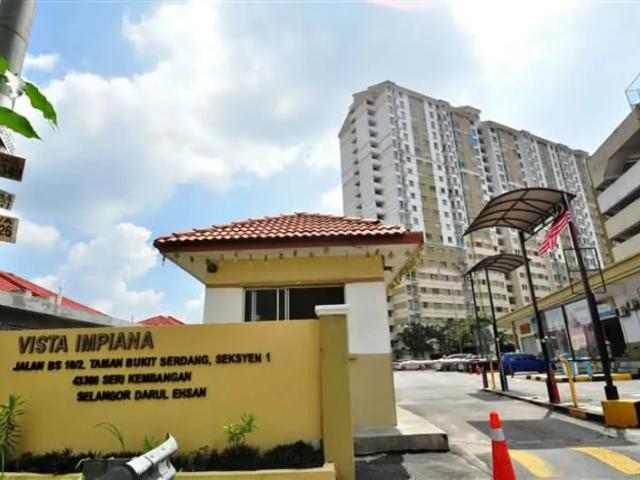 Apartment for rent in Taman Bukit Serdang Seksyen 10, Majlis Bandaraya Subang Jaya