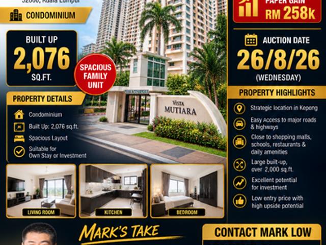 Condominium for sale in Kepong, Kuala Lumpur