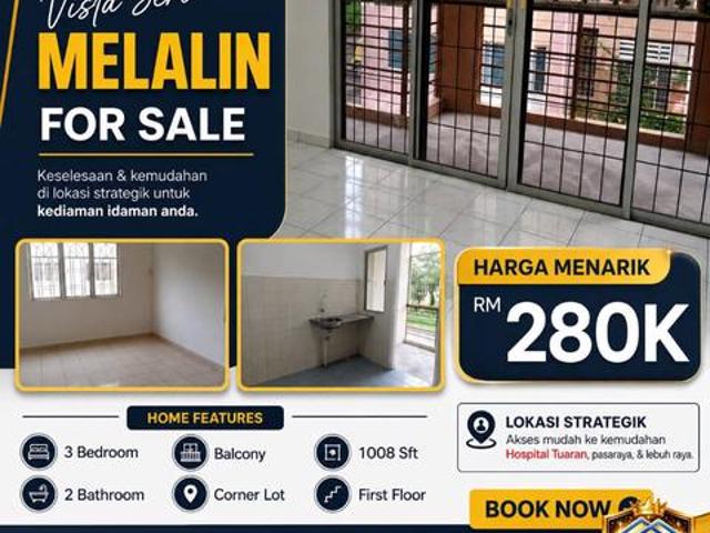 Apartment for sale in Tuaran Village, Sabah