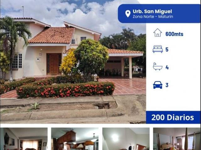 Casa en alquiler en Maturin, Monagas
