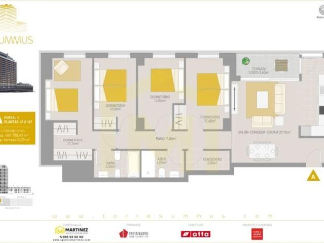 Piso en venta en Distrito Sur, Gijón